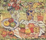 Maurice Prendergast Still Life w Apples oil painting reproduction